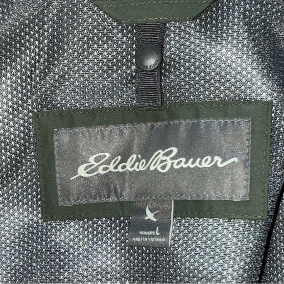 Eddie Bauer WeatherEdge Hooded Rain Jacket Women’s Size L - Picture 4 of 5